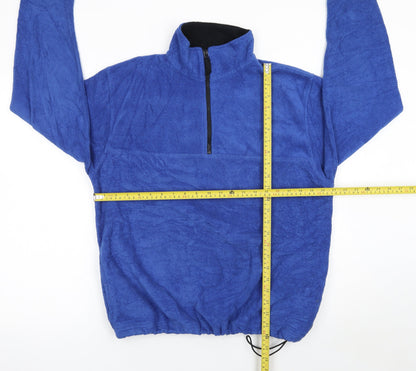 Mens UK Size M Kikomo Blue Pullover Sweatshirt