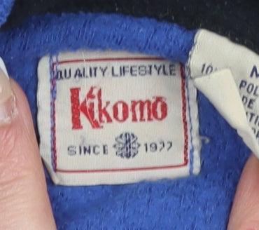 Mens UK Size M Kikomo Blue Pullover Sweatshirt