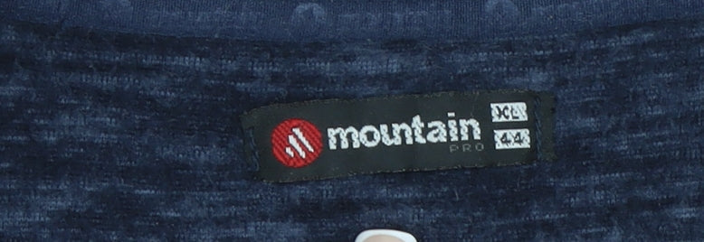 Mens UK Size XL Mountain Pro Blue Pullover Sweatshirt