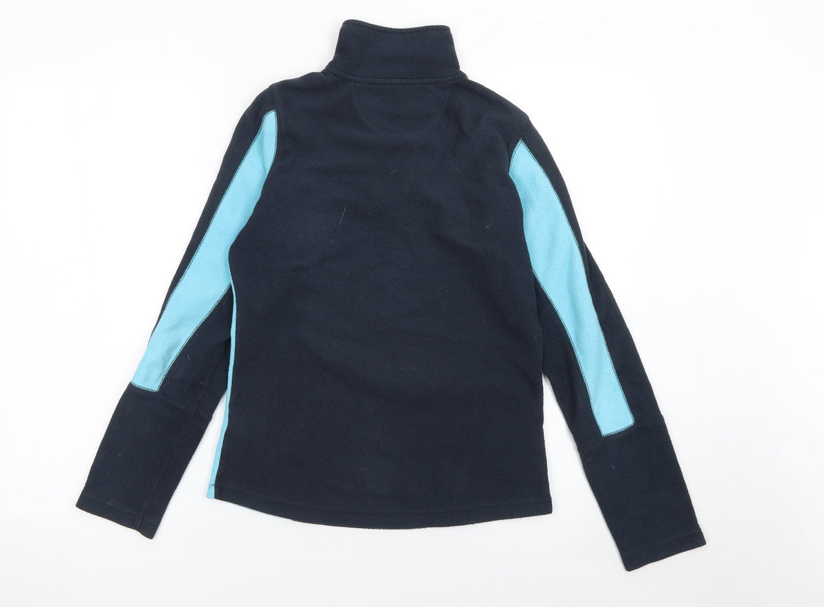 Peter Storm Boys Blue Fleece 1/4 Zip Pullover Sweatshirt Size 10 Years