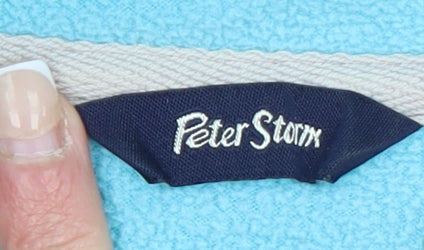 Peter Storm Boys Blue Fleece 1/4 Zip Pullover Sweatshirt Size 10 Years