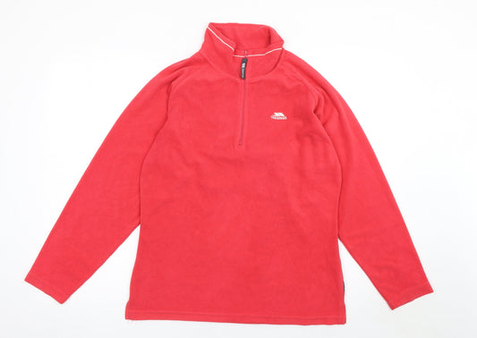 Womens UK Size L Trespass Red Pullover Sweatshirt