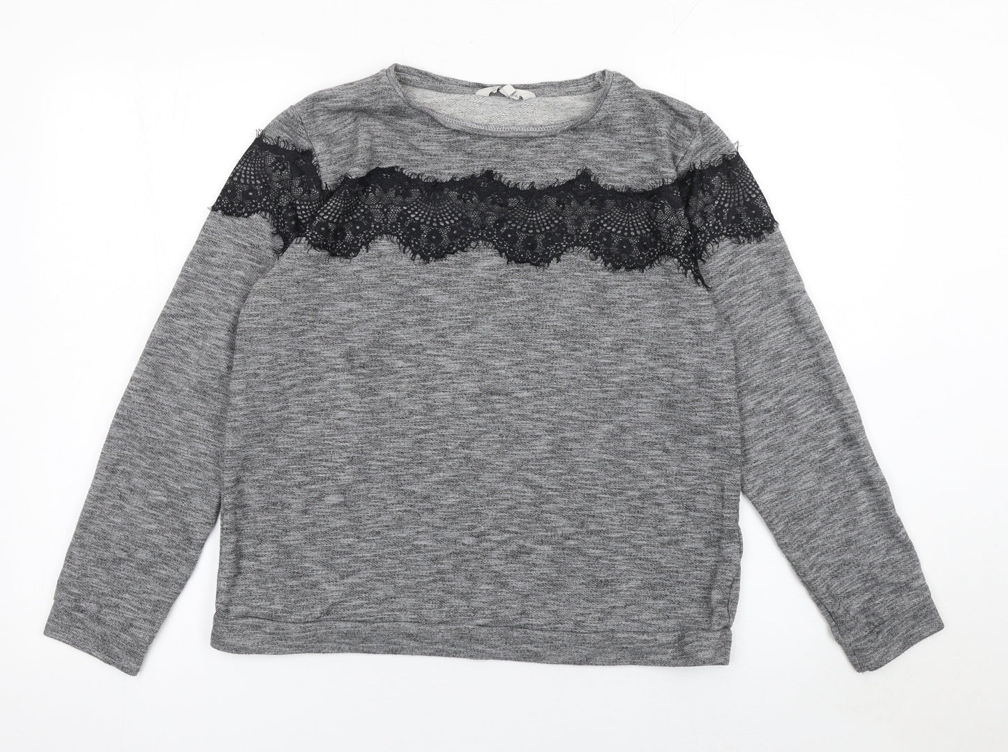 Womens UK Size 14 Peacocks Grey Pullover Jumper