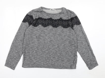 Womens UK Size 14 Peacocks Grey Pullover Jumper