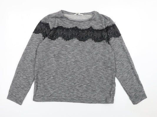 Womens UK Size 14 Peacocks Grey Pullover Jumper