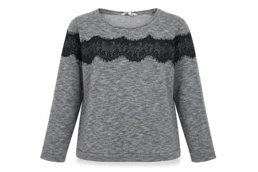 Womens UK Size 14 Peacocks Grey Pullover Jumper