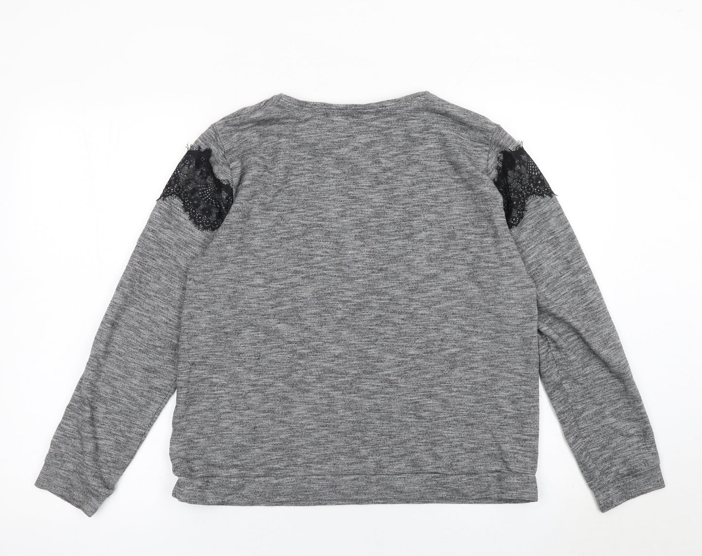 Womens UK Size 14 Peacocks Grey Pullover Jumper