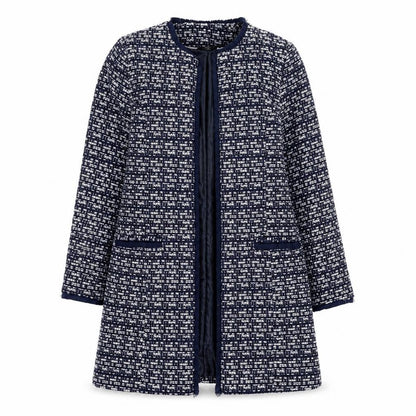 Womens UK Size 8 M&Co Blue Overcoat