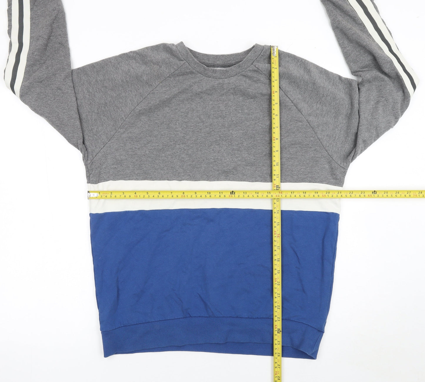 Mens UK Size L Topman Multicoloured Pullover Sweatshirt
