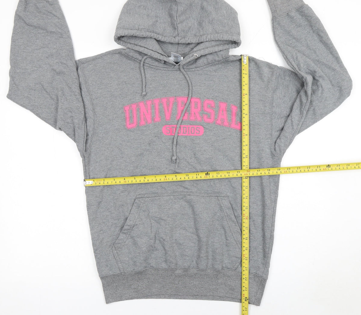 Womens UK Size S Universal Studios Grey Pullover Hoodie