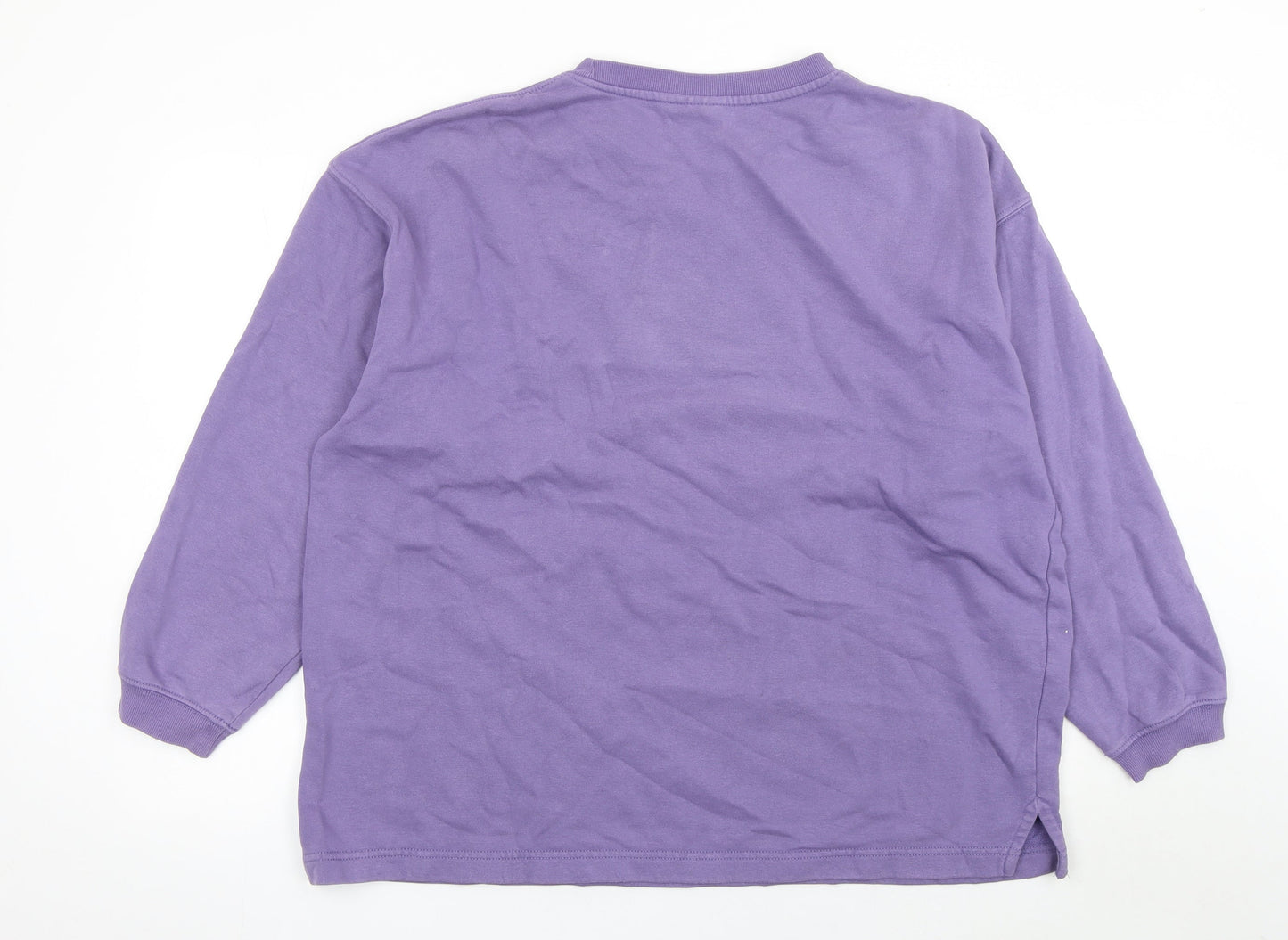 Womens UK Size S Weekday Purple Pullover Sweatshirt
