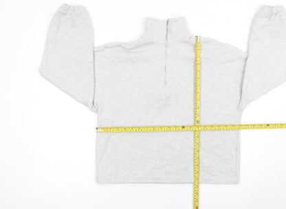 Primark Women’s Grey 1/2 Zip Relaxed Fit Sweatshirt XS UK 6/8