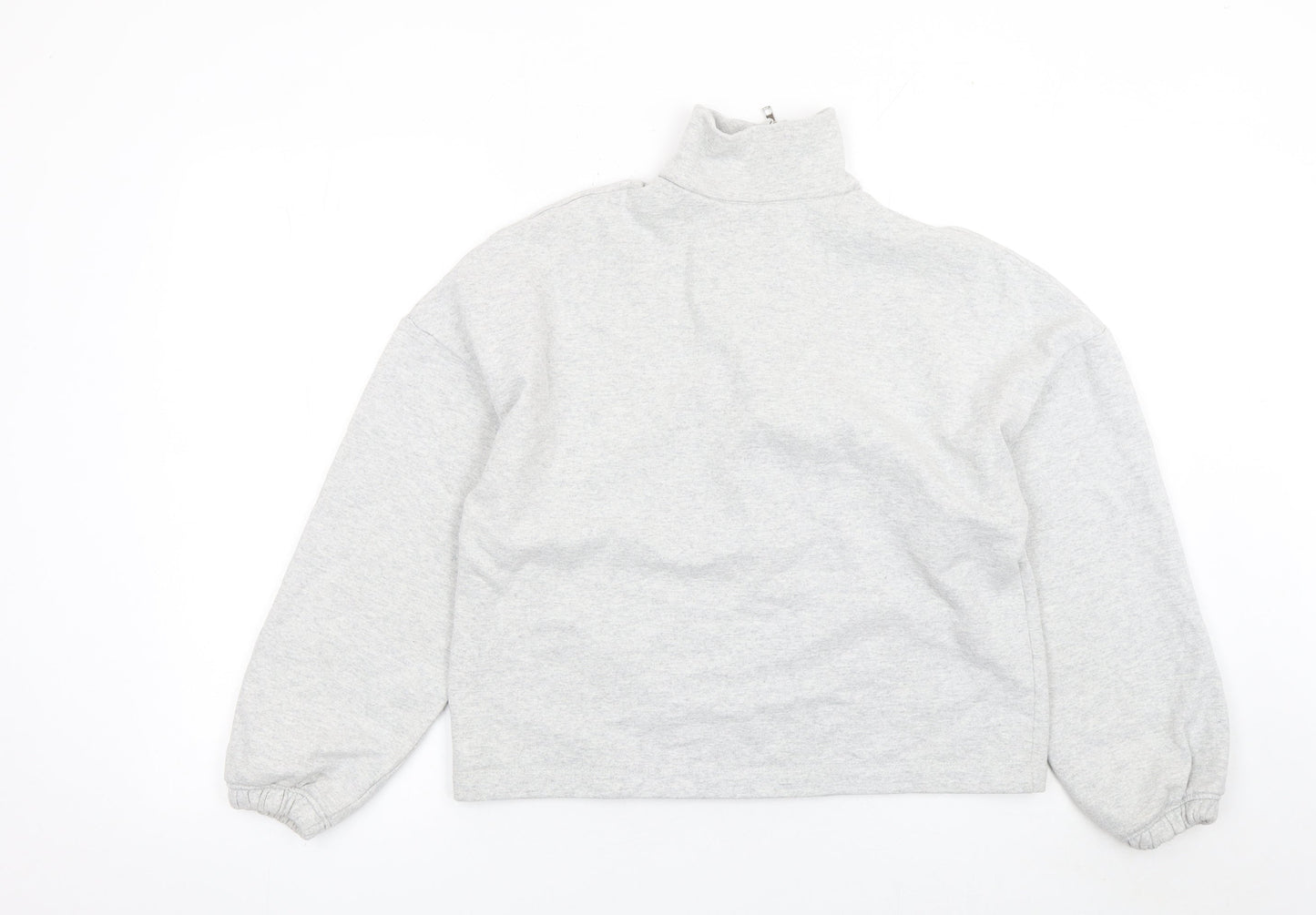 Primark Women’s Grey 1/2 Zip Relaxed Fit Sweatshirt XS UK 6/8
