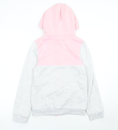 Girls UK Size 11-12 Years Slazenger Pink Full Zip Hoodie