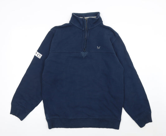 Mens UK Size S Crew Clothing Co. Blue Pullover Sweatshirt