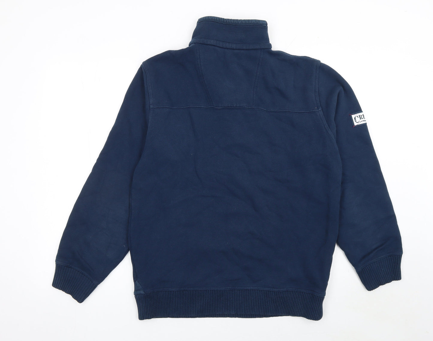 Mens UK Size S Crew Clothing Co. Blue Pullover Sweatshirt