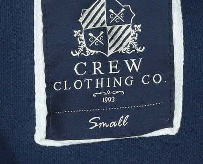 Mens UK Size S Crew Clothing Co. Blue Pullover Sweatshirt