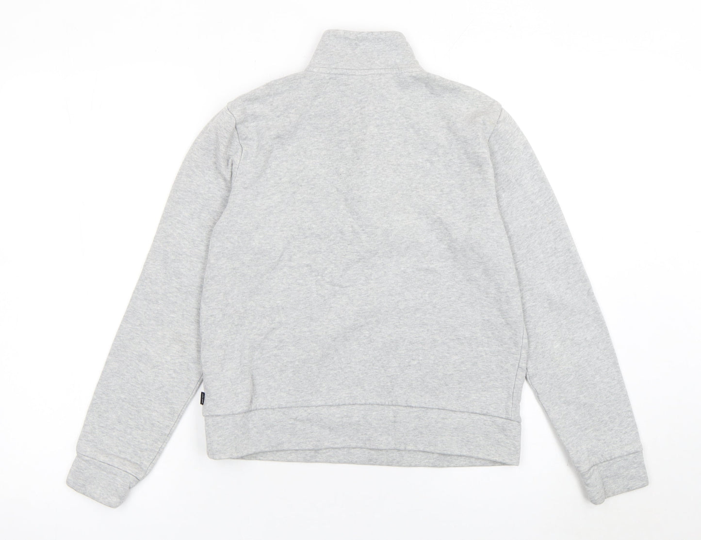 Puma Womens Grey XS 1/2 Zip Sweatshirt Classic Pullover