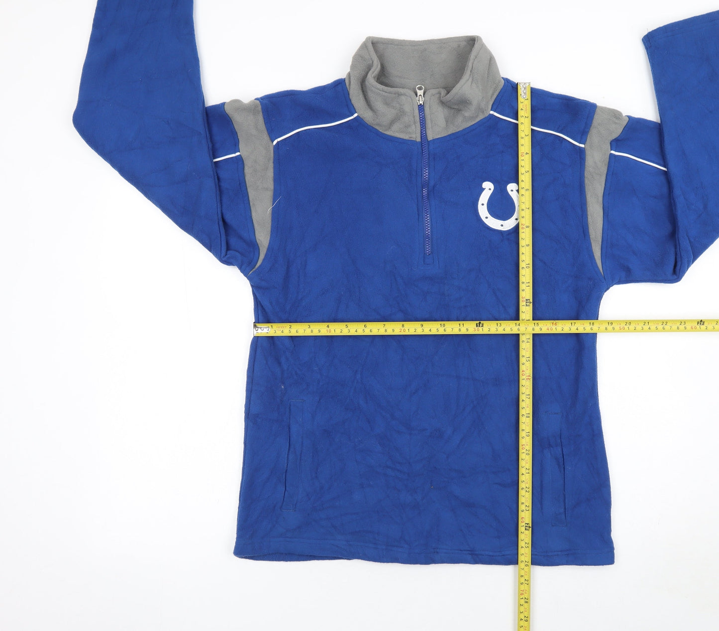Womens UK Size 2XL NFL Team Apparel Blue Pullover Sweatshirt