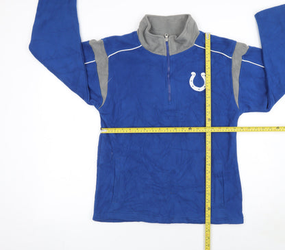 Womens UK Size 2XL NFL Team Apparel Blue Pullover Sweatshirt