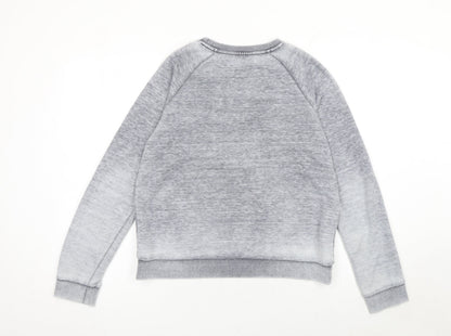 Womens UK Size 10 Animal Grey Pullover Sweatshirt