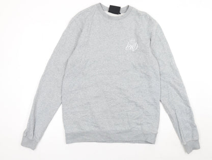 Mens UK Size M Kings Will Dream Grey Pullover Sweatshirt