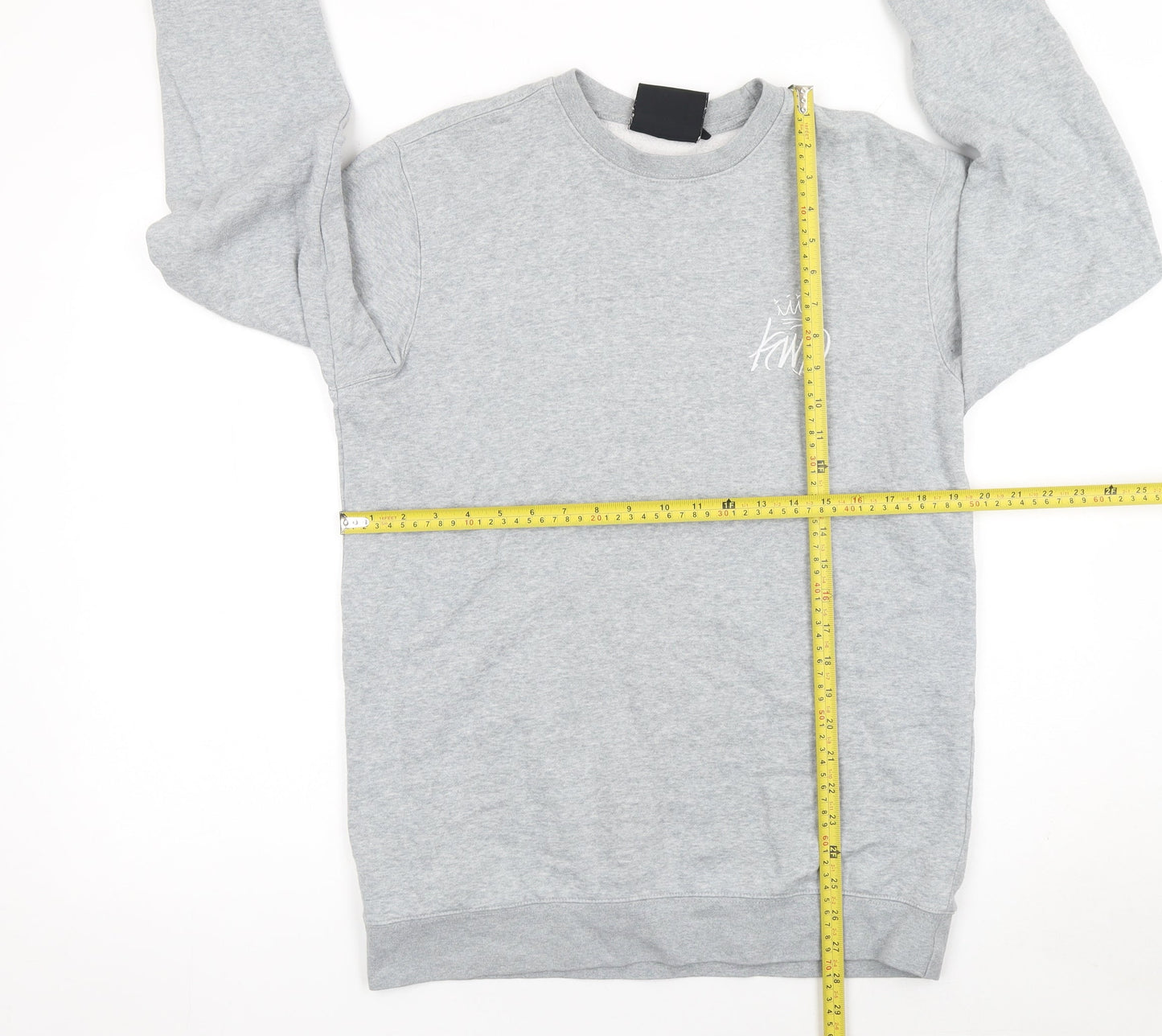 Mens UK Size M Kings Will Dream Grey Pullover Sweatshirt