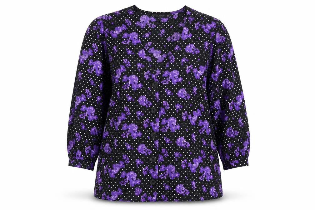 Womens UK Size M Dunnes Multicoloured Tunic Blouse