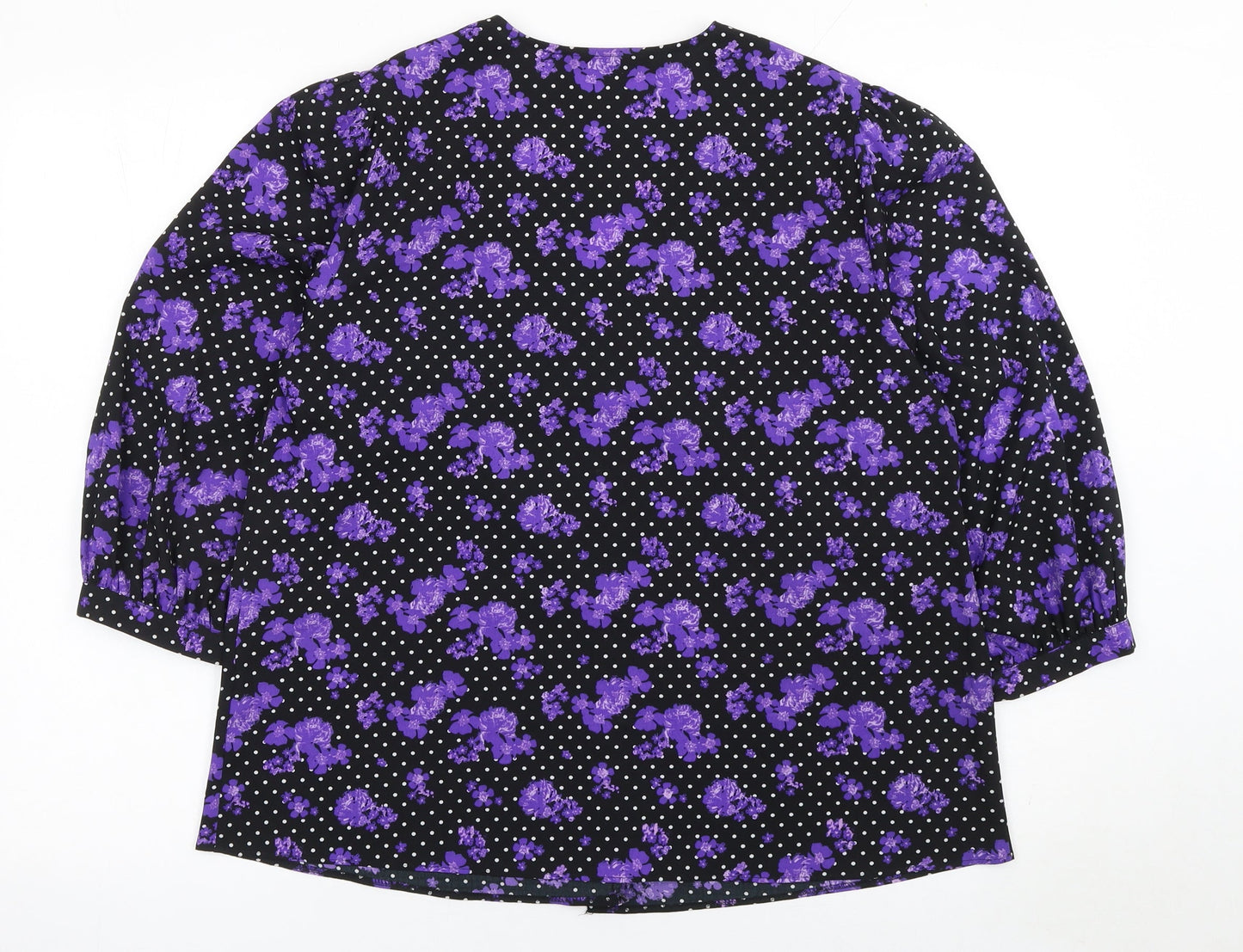 Dunnes Womens Multicoloured Floral Button Blouse Size M