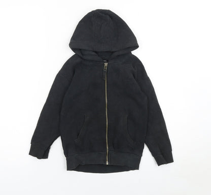 Boys UK Size 5 Years NEXT Black Full Zip Hoodie