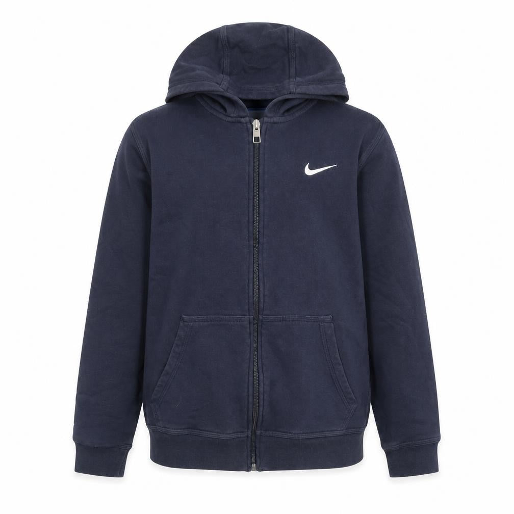 Boys UK Size 12-13 Years Nike Blue Full Zip Hoodie