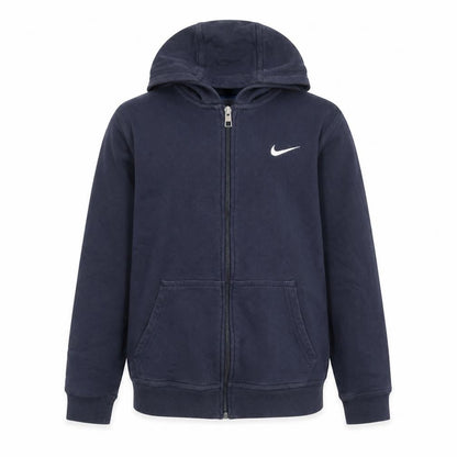 Boys UK Size 12-13 Years Nike Blue Full Zip Hoodie