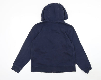Boys UK Size 12-13 Years Nike Blue Full Zip Hoodie