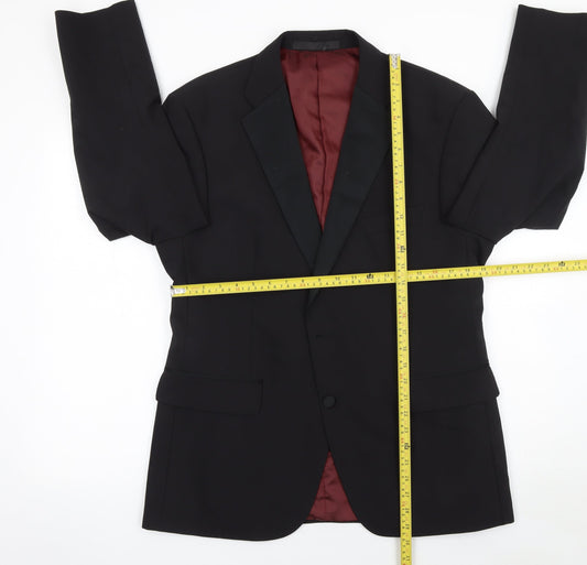 Mens UK Size L Marks and Spencer Regular Black Suit Jacket