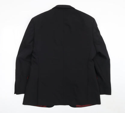 Mens UK Size L Marks and Spencer Regular Black Suit Jacket