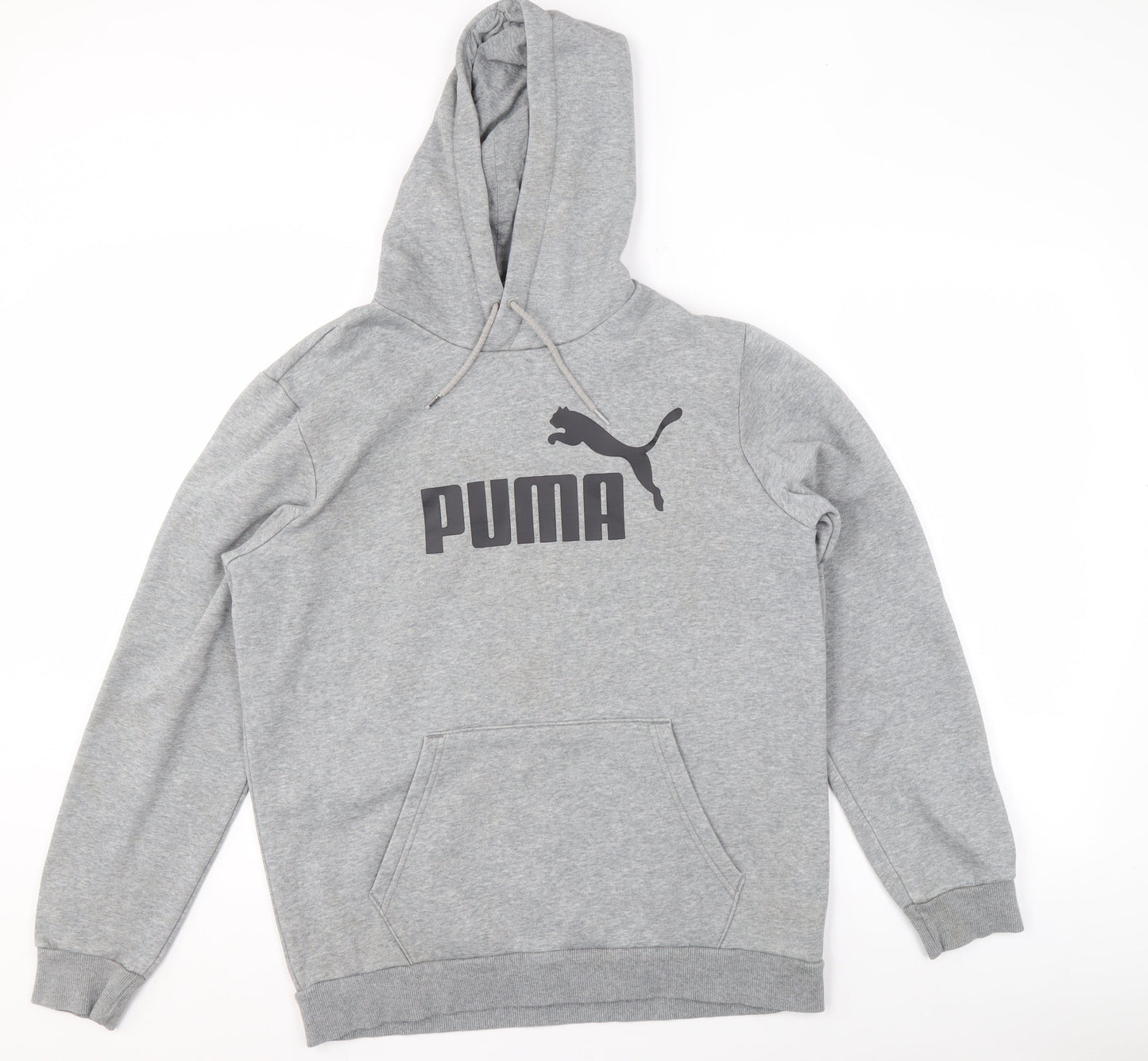 Mens UK Size M PUMA Grey Pullover Hoodie
