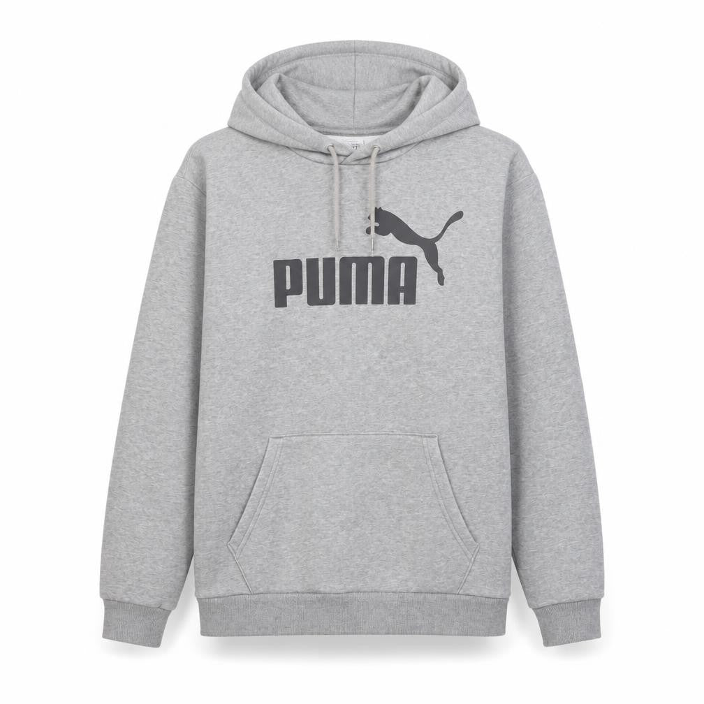 Mens UK Size M PUMA Grey Pullover Hoodie