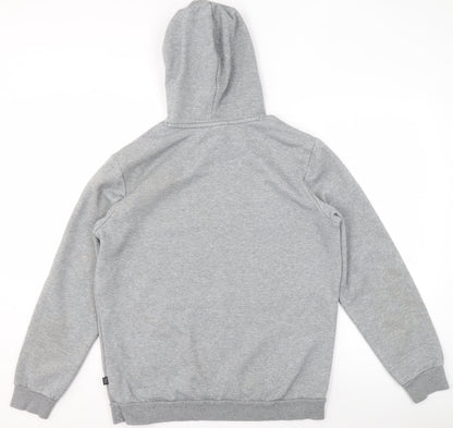 Mens UK Size M PUMA Grey Pullover Hoodie