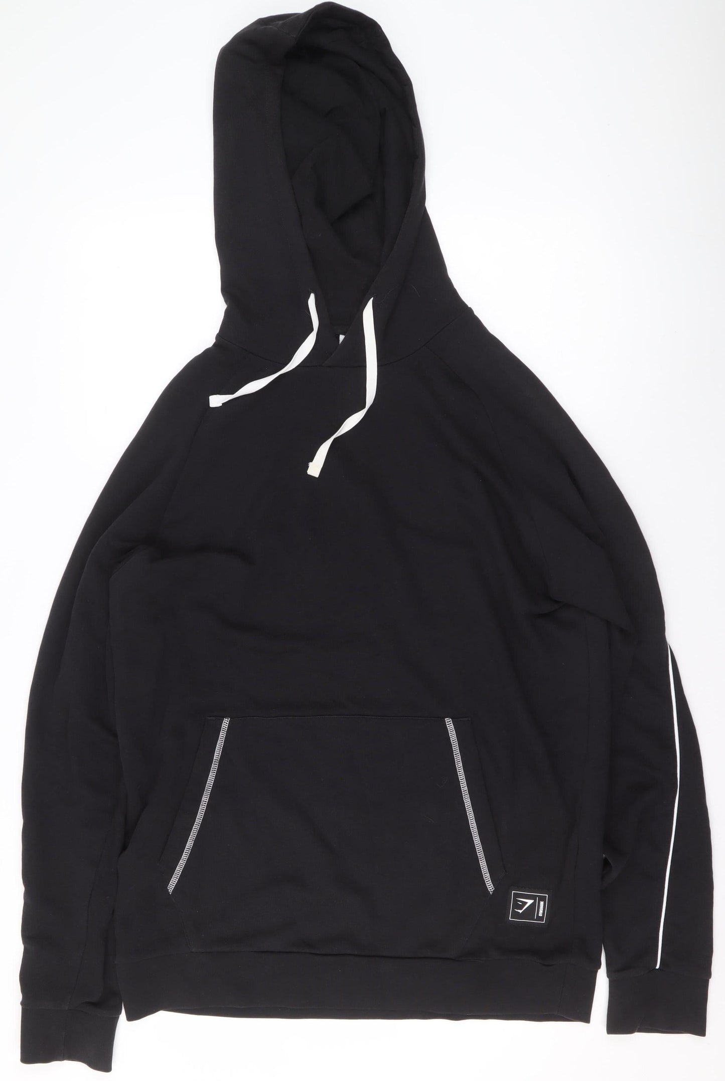 Womens UK Size S Gymshark Black Pullover Hoodie