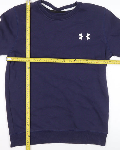 Womens UK Size S Under armour Blue Pullover Sweatshirt