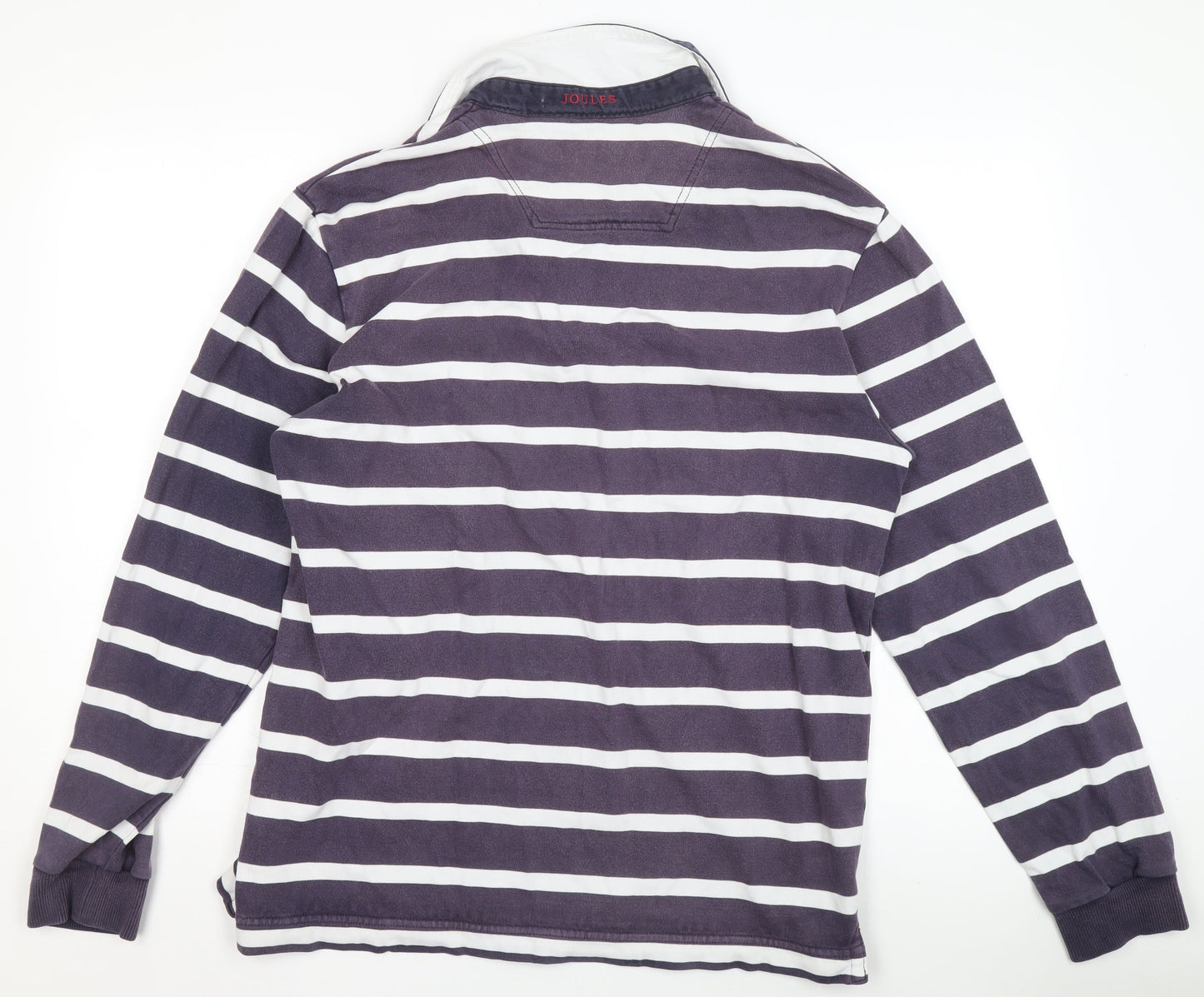 Womens UK Size L Joules Blue Henley Sweatshirt