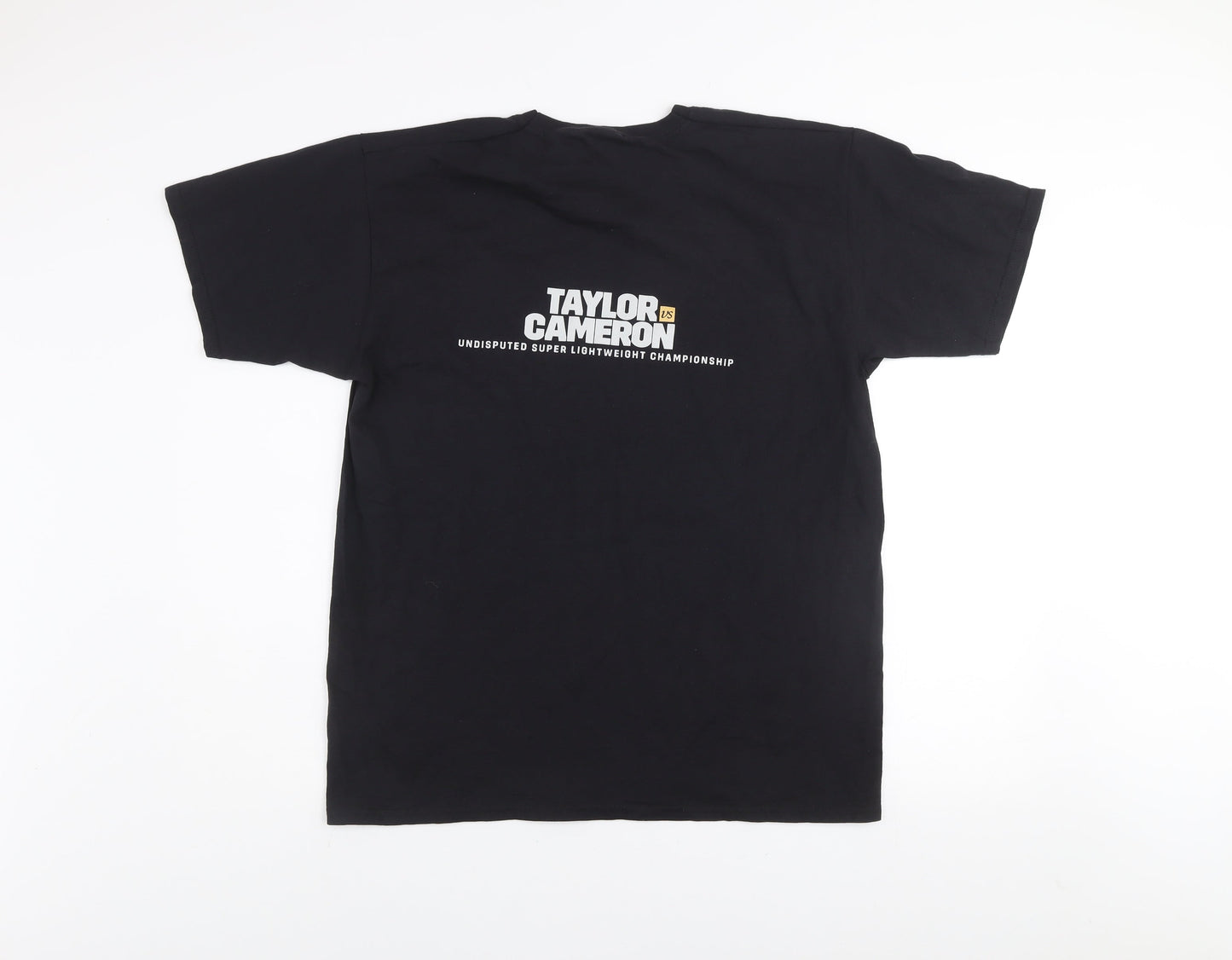Mens UK Size L Fruit of the Loom Black  T-Shirt