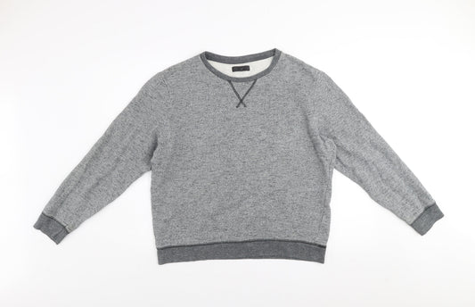 Mens UK Size M River Island Grey Pullover Sweatshirt