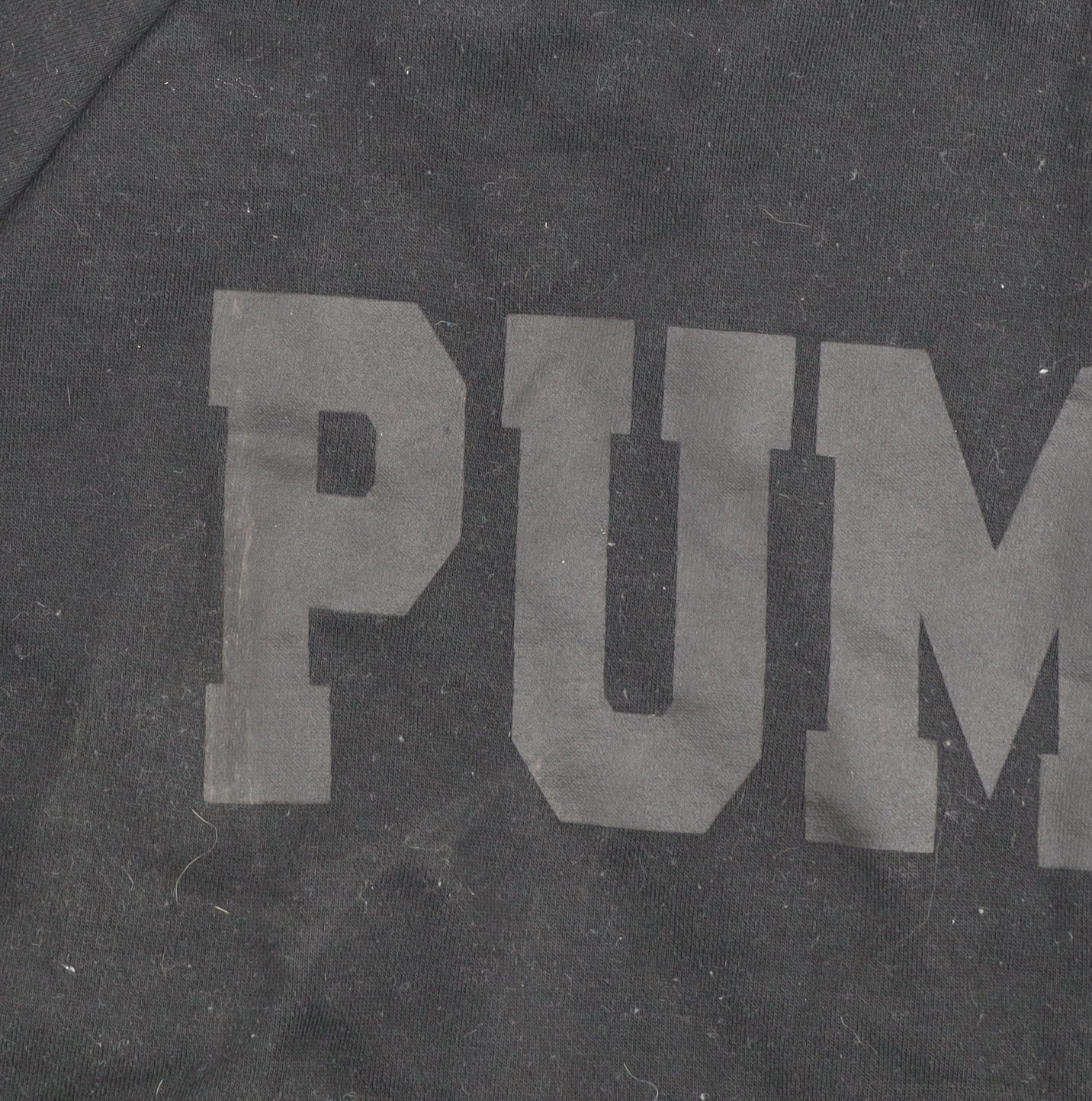 Mens UK Size S Pump Iron Black Pullover Sweatshirt