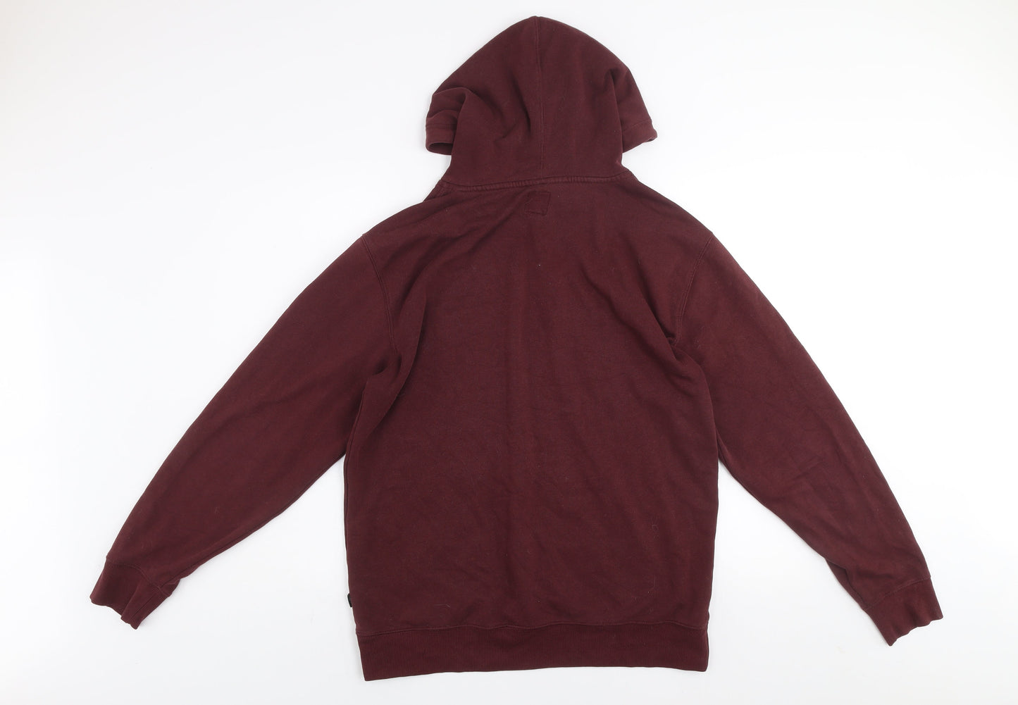 Vans Mens Brown Pullover Hoodie Medium Fleece Graphic Logo