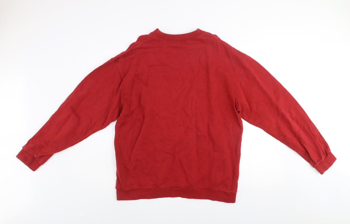 Mens UK Size L Hawkshead Red Pullover Sweatshirt