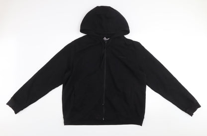 LA Gear Womens Black Size 20 Full Zip Hooded Track Jacket