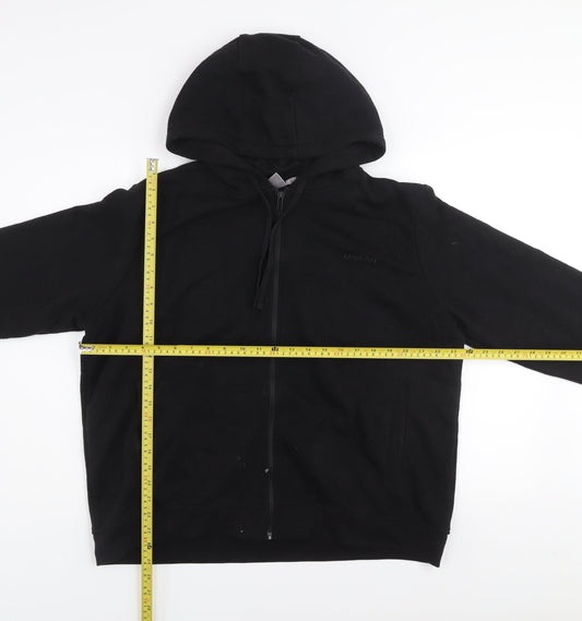 LA Gear Womens Black Size 20 Full Zip Hooded Track Jacket