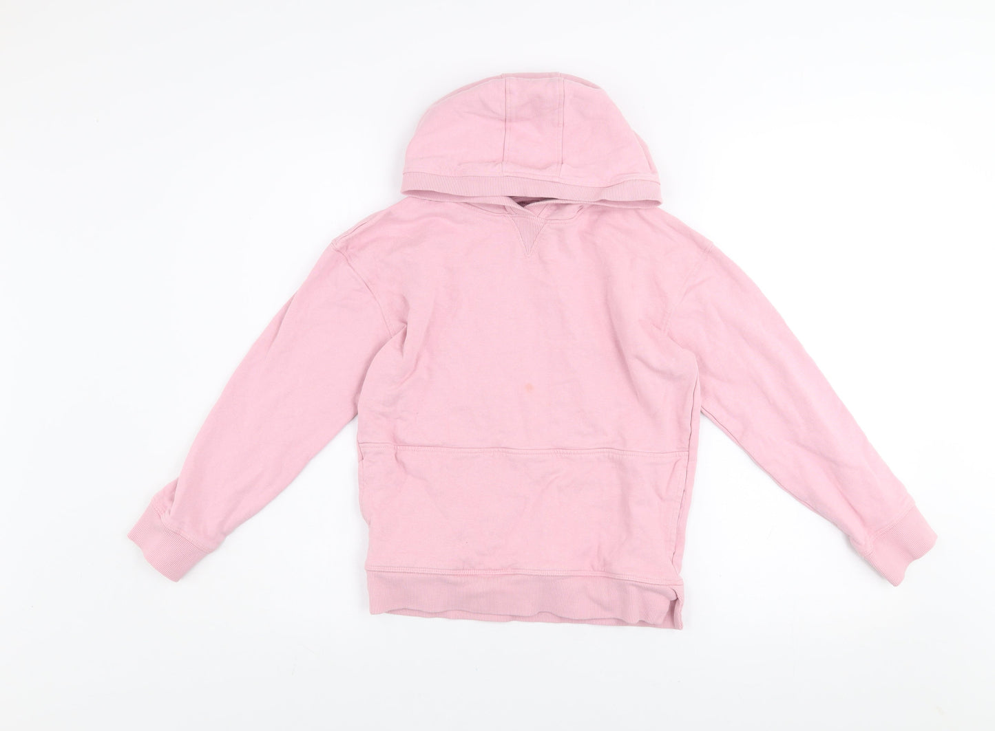Girls UK Size 10 Years John Lewis & Partners Pink Pullover Hoodie