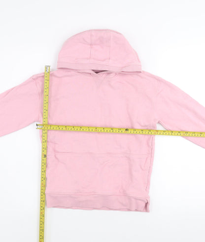 Girls UK Size 10 Years John Lewis & Partners Pink Pullover Hoodie